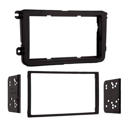 Metra95-9011B Double DIN Mount Kit for 2005-Up Volkswagen Vehicles, (Matte Black)