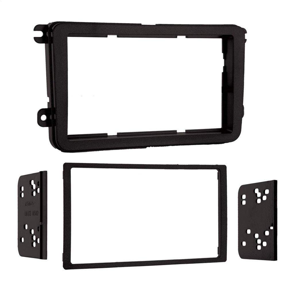Metra95-9011B Double DIN Mount Kit for 2005-Up Volkswagen Vehicles, (Matte Black)