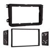 Metra95-9011B Double DIN Mount Kit for 2005-Up Volkswagen Vehicles, (Matte Black) view 1
