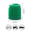 N2 Nitrogen Tire Valve Stem Cap+Seal-Schrader Valve 8V1 Compatible with Bike Motorcycle Car SUV RV Truck ATV/UTV Pickup Minivan Golf Cart/Boat Trailer Moped MTB BMX Mower Stroller (Thick Plastic 5PCS) view 2