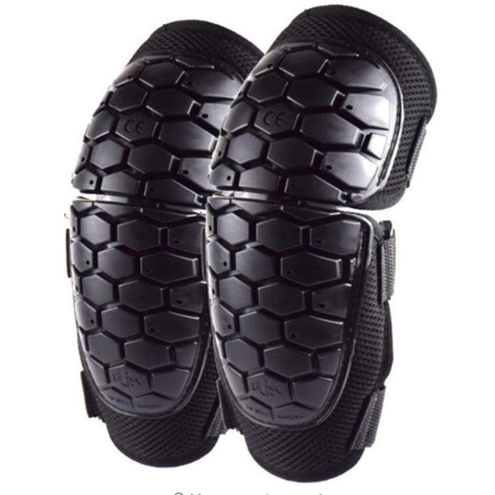Runspeed Adults Motorcycle Elbow Knee Shin Guards for Men or Women, Motocross Motorcycle Cycling Elbow Knee Pads Armor Protector, One Size Fits Most, Black (Black ElbowPad)
