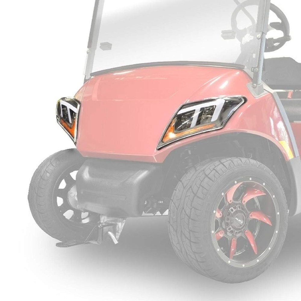 Golf Cart LED Headlight Kit - Fits Yamaha Drive2 (Years 2017-Up)