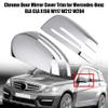KIMISS Chrome Door Mirror Cover Trim for - GLA CLA X156 W117 W212 W204 view 2