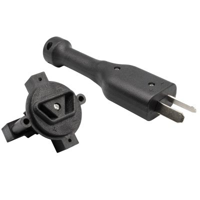 Panglong Crow Foot 2 Prong Charger Plug Suitable for Yamaha 36 Volt Golf Carts Powerwise Connector DC Plug, E-Way Receptacle Suitable for Golf Cart Parts