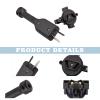 Panglong Crow Foot 2 Prong Charger Plug Suitable for Yamaha 36 Volt Golf Carts Powerwise Connector DC Plug, E-Way Receptacle Suitable for Golf Cart Parts view 3