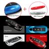Jaronx 3PCS Remote Key Covers for Boxster Turbo Cayenne Panamera Macan Cayman 911 ,Glossy Blue Key Fob Shell Cover Painted Keyless Entry Skin Protectors view 4