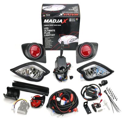 Yamaha G29/Drive Golf Cart MadJax LED Ultimate Plus Headlight Kit Fits 2007-2016