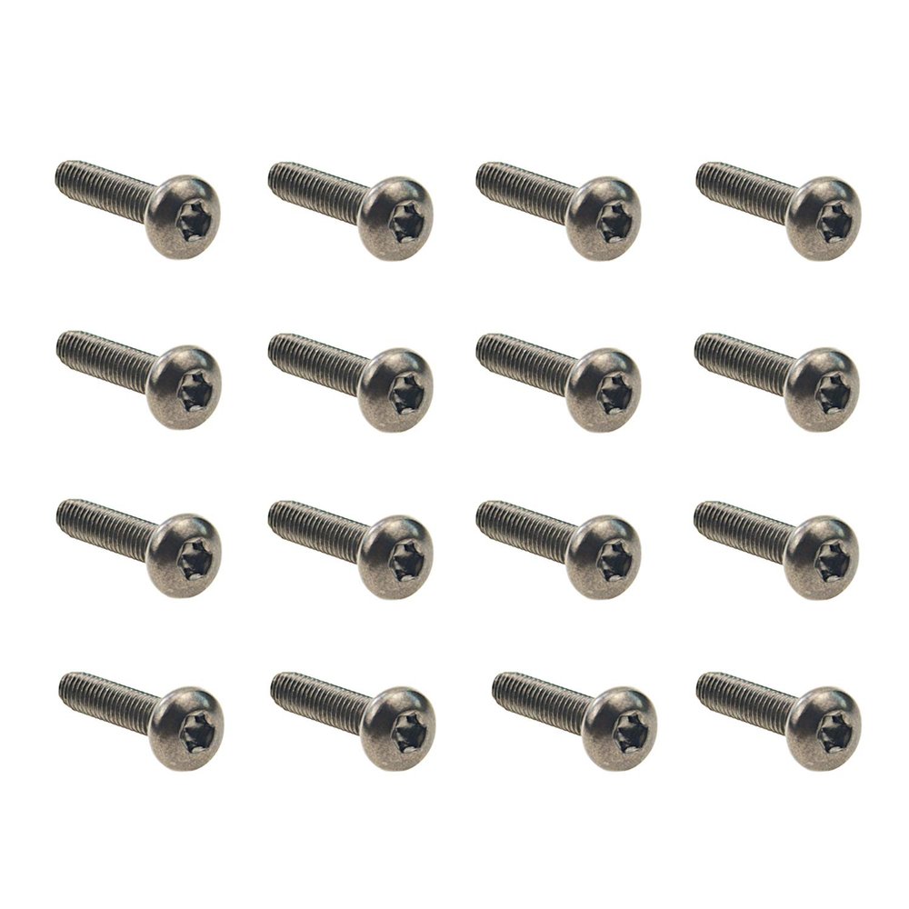 MOEBULB 16pcs/Set Anti-Theft Screws Replace of Ford FL3Z-9928408-AB Truck Bed Cargo Tie Down Brackets for Ford 2015-2018 F150 f250 f350 & Raptor Bed Load Hook Reinforcement Panel
