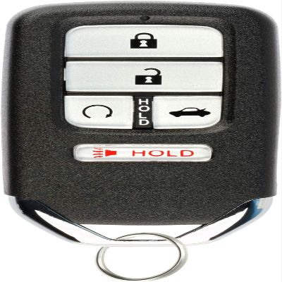 KeylessOption Keyless Entry Remote Start Smart Car Key Fob for Honda Civic 2016 2017 2018 KR5V2X
