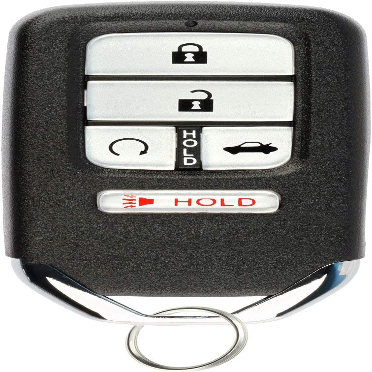 KeylessOption Keyless Entry Remote Start Smart Car Key Fob for Honda Civic 2016 2017 2018 KR5V2X