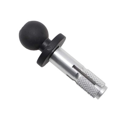 Barbaren 16-18mm Yoke Stem/Fork Stem Mount Base with 1 inch Ball For Motorcycle