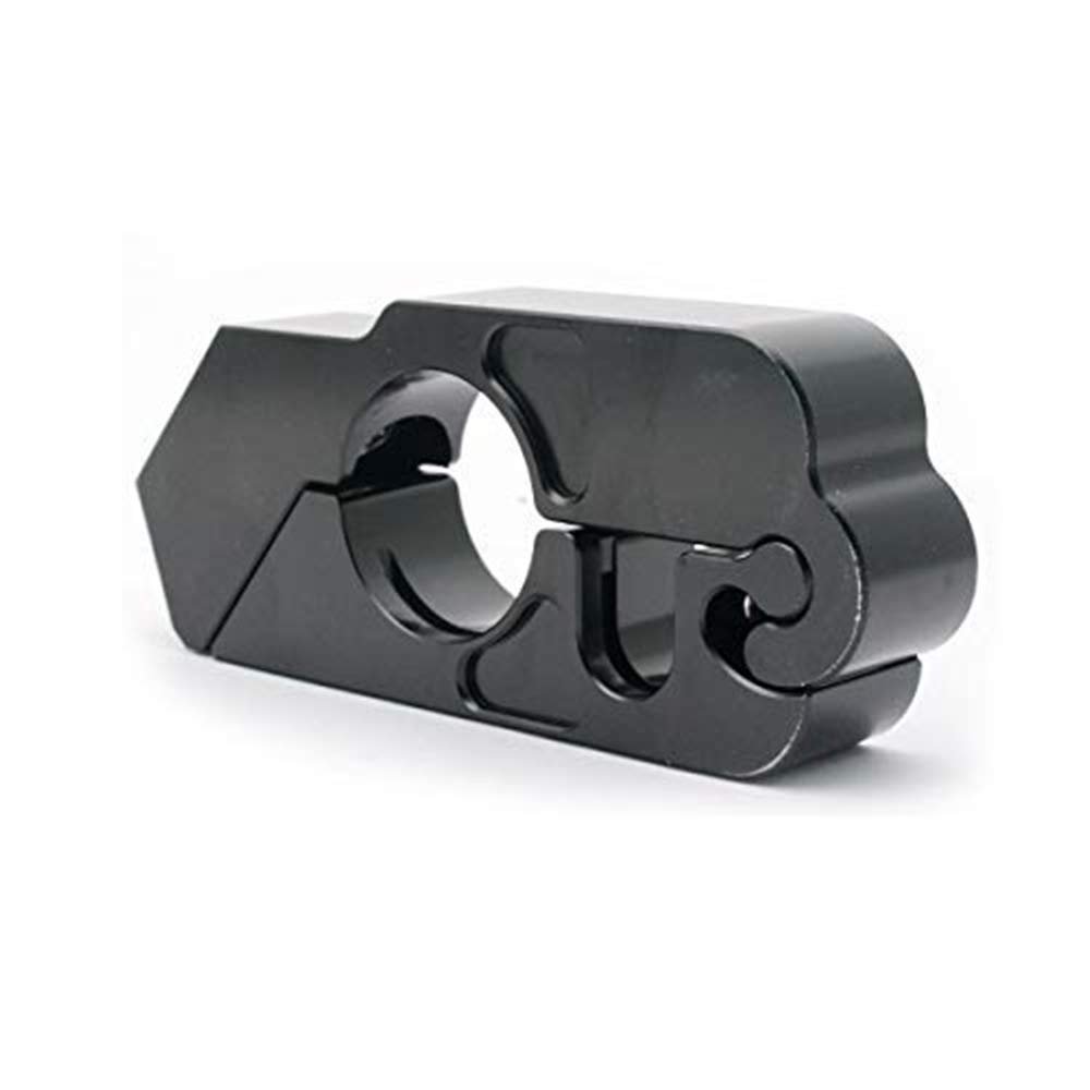 Motorbike Handlebar Lock - MASO Aluminum Alloy Anti-Theft Brake Lock for Motorbike Motorcycle Bike Scooter Moped ATV(Black)