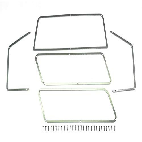 R/C Scale Accessories : Stainless Steel Window Frame For TRX-4 Ford (82046-4) - 5Pc Set