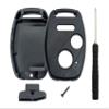 Key Fob Shell Case Fit for Honda Accord Crosstour Civic Odyssey CR-V CR-Z Fit Keyless Entry Remote Key Housing Replacement with Screwdriver (Black) view 1