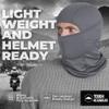 Tough Headwear Balaclava Ski Mask - Breathable Face Mask for Men - Flexible Hinge Full Face Cover - Windproof Motorcycle Gear - Black & Gray (2pcs) view 4