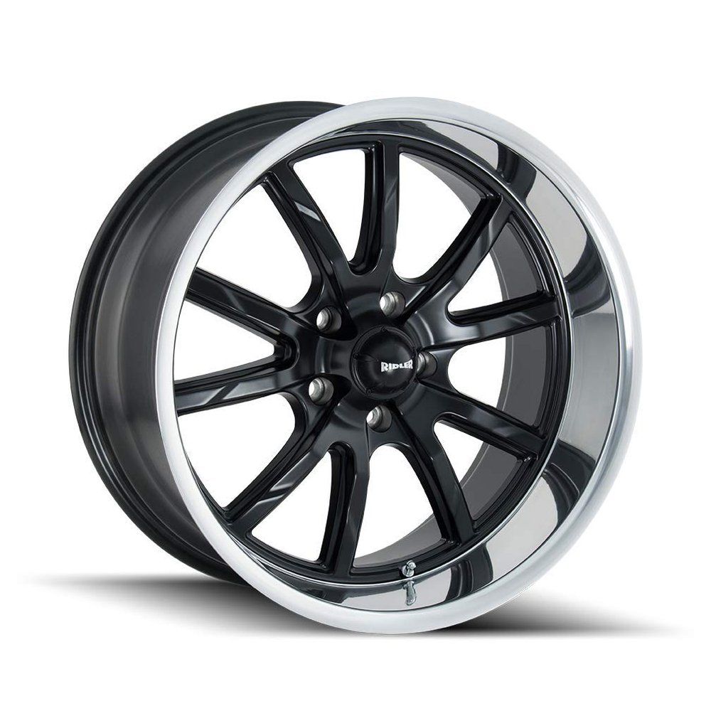 RIDLER 650 MATTE BLACK POLISHED 20X10 5-127 0MM 83.82MM