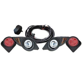 GTW Light Kit for Yamaha G29/Drive Golf Cart Models | Includes Halogen Headlights & LED Taillights | Compatible with 2007-2016 Drive and Concierge 4 Models