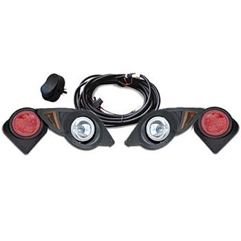 GTW Light Kit for Yamaha G29/Drive Golf Cart Models | Includes Halogen Headlights & LED Taillights | Compatible with 2007-2016 Drive and Concierge 4 Models