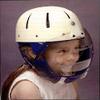 Danmar Hard Shell Helmet with Face-Guard (Medium, Royal Blue) view 2