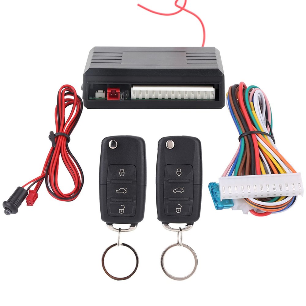 Keyless Entry System, Car Remote Central Lock Locking with Remote Controllers Universal Car Door Lock Keyless Entry System
