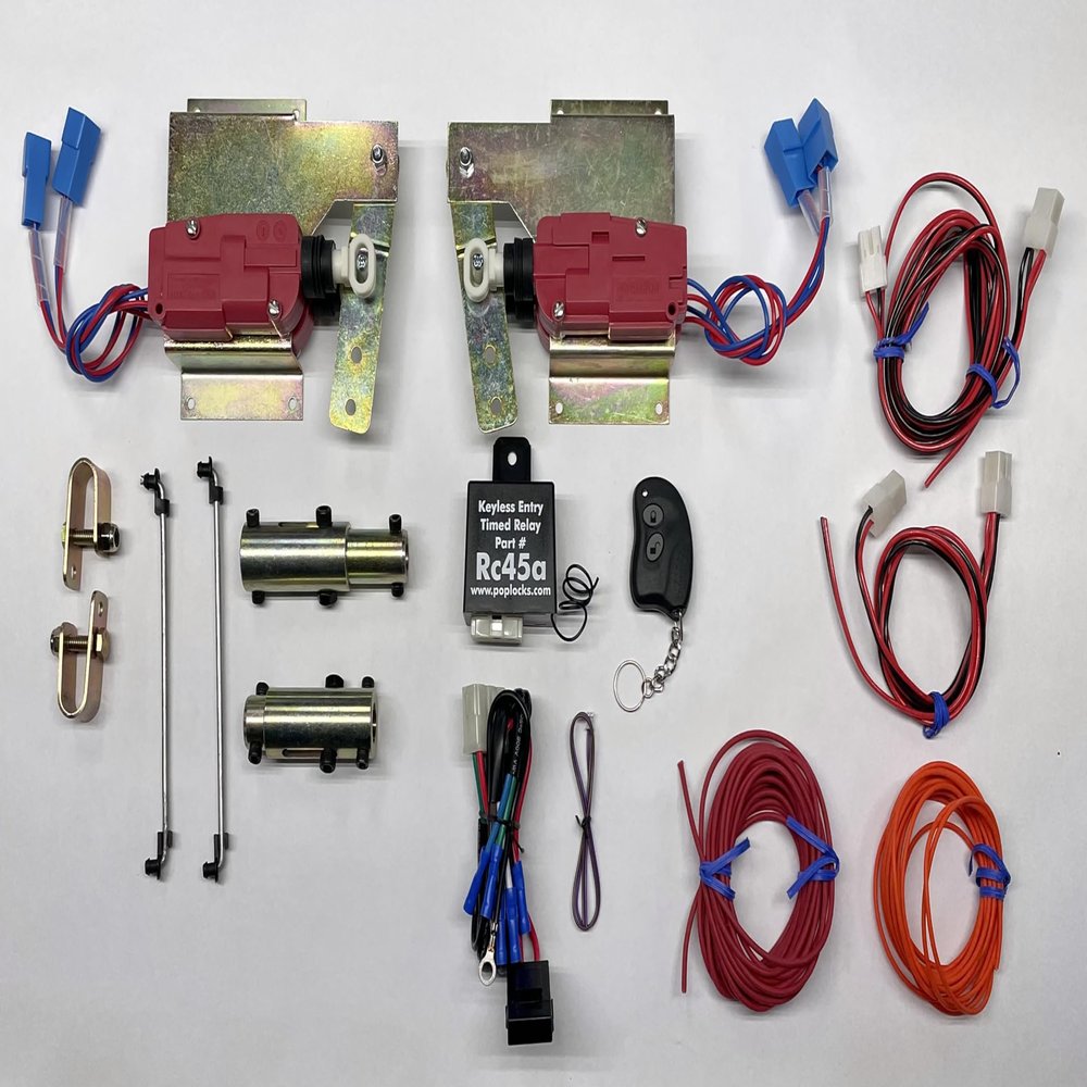 MLS Power Locking kit Master Lock System, Foreman Lock, Includes Harness, fob, RC45 keyless Entry kit, Actuator