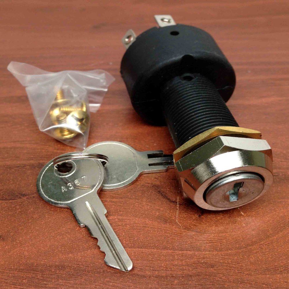Marine Plastic Ignition Starter Switch 5 TERMINALS 3 Positions Heavy Duty Off ON