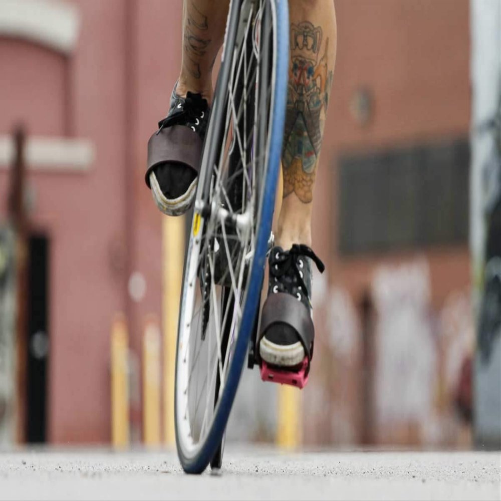 Oopsmark's Pedal Belt Toe Straps for Fixed Gear, Fixie, Single Speed Bikes and Bicycles (Tan)