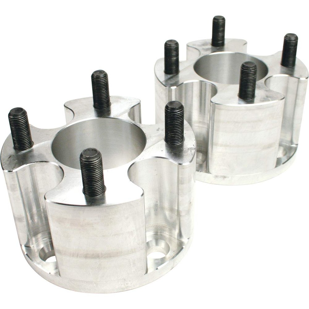 Set of (2) 3" Aluminum Wheel Spacers for Golf Carts (Universal Fit)