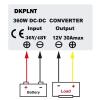 dkplnt 30A 360W 12v Golf Cart 48V 36V to 12V Converter Voltage Regulator Golf Cart Voltage Converter Waterproof view 4