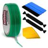VViViD Knifeless Finish Line Vinyl Wrap Cutting Tape 50M Plus 3M Toolkit (Blue Squeegee, Yellow Squeegee 2xBlack Felts) view 1