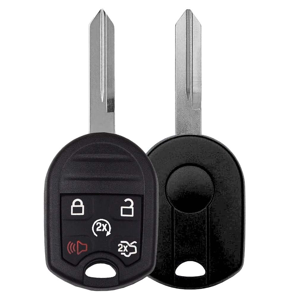 AKS KEYS Replacement for Ford Key Fob 5 Buttons That Use FCC CWTWB1U793 and Part Number 164-R8000 Chip ID: Texas 4D - 63 - 80 Bits Compatible with 2009 - 2019 Selected Models (1)