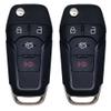 AKS KEYS Replacement for Selected Ford Fusion Flip Key Fob 4 Buttons That use FCC N5F-A08TAA - 315 MHz Compatible with Ford Fusion 2013 2014 2015 2016 (1) view 1