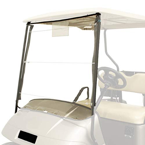 Buggies Unlimited Portable Golf Cart Windshield | Compatible with Most Golf Car Models
