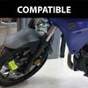 Artago 69X2 High-End Anti-Theft Disc Bracket for Yamaha MT-07 and Tracer 700, Double Lock 14 SRA, Sold Secure Gold, ART4 Approval, Other view 3