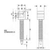AMZ Clips And Fasteners 25 1/4" Black Push Mount Cable Tie Fin Clips view 2
