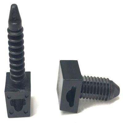 AMZ Clips And Fasteners (25) 3/16" Black Push Mount Cable Tie Fin Clips