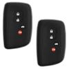 KeyGuardz Keyless Entry Remote Car Smart Key Fob Shell Cover Rubber Protective Case for LS460 LS600H HYQ14ACX (Pack of 2) view 1