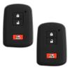 KeyGuardz Keyless Entry Remote Car Smart Key Fob Shell Cover Protective Case for Toyota Tacoma Land Cruiser Rav4 HYQ14FBA (Pack of 2) view 1