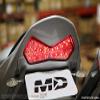 Railside Performance 2003-2006 Z1000 03-04 ZX-6R ZX-6RR Integrated Sequential LED Tail Light Smoke view 2
