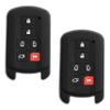 Keyless Entry Remote Car Smart Key Fob Shell Cover Rubber Protective Case for Toyota Sienna HYQ14ADR (Pack of 2) view 1