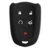 KeyGuardz Keyless Entry Remote Car Smart Key Fob Outer Shell Cover Soft Rubber Protective Case for Cadillac ATS CTS SRX XTS HYQ2AB view 1
