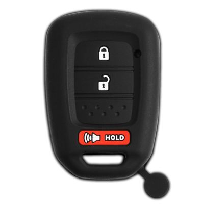 KeyGuardz Keyless Entry Remote Car Key Fob Outer Shell Cover Soft Rubber Protective Case for Honda CR-V HR-V Crosstour MLBHLIK6-1T (Pack of 2)