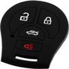 KeyGuardz Keyless Entry Remote Car Key Fob Outer Shell Cover Soft Rubber Protective Case for Nissan Versa Cube CWTWB1U751 view 1