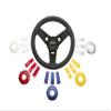 Gussi Model 13 Black/Yellow Steering Wheel for EZGO & STAR Golf Carts view 2