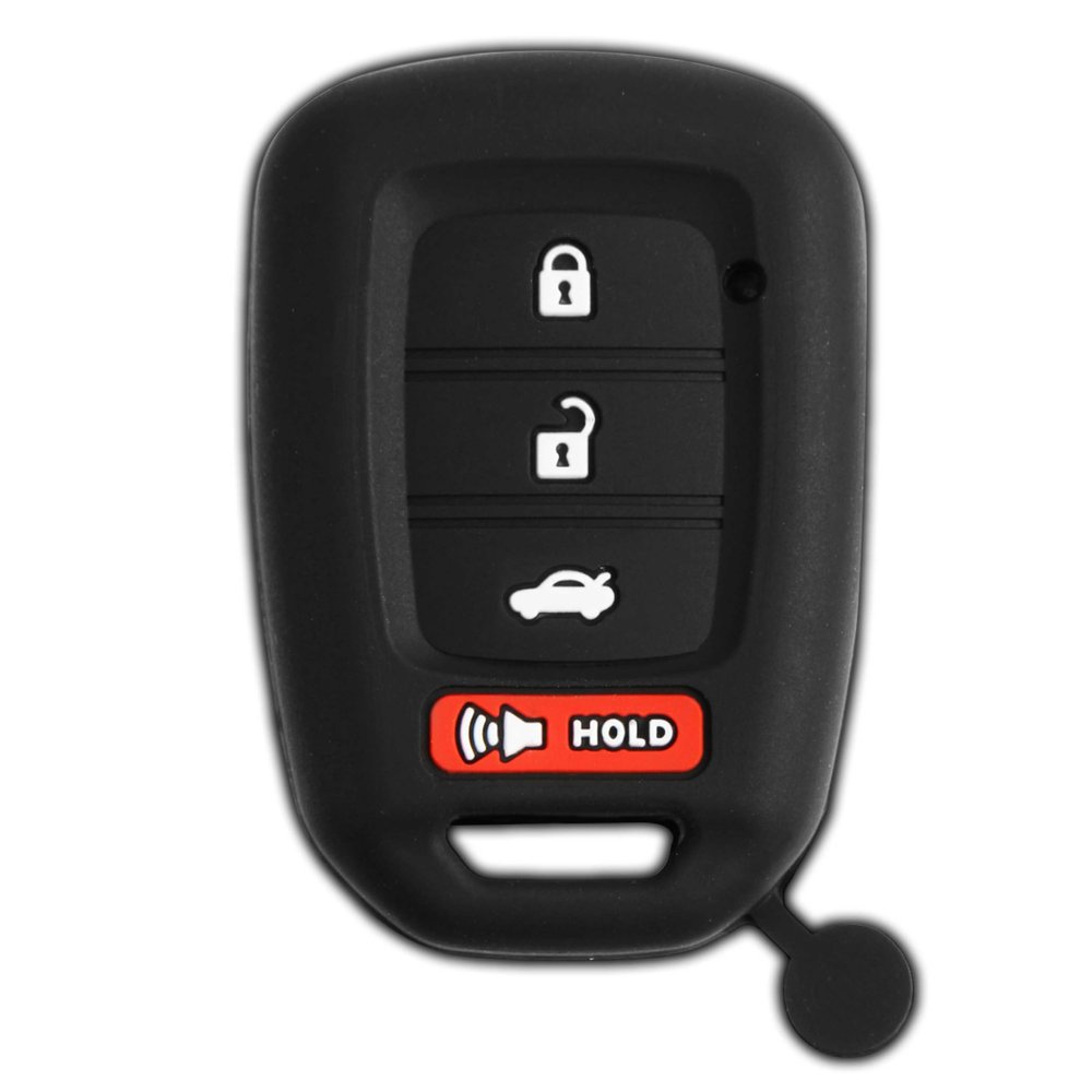 Keyless Entry Remote Car Key Fob Outer Shell Cover Soft Rubber Protective Case for Honda Accord Civic CR-V HR-V MLBHLIK6-1T