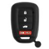Keyless Entry Remote Car Key Fob Outer Shell Cover Soft Rubber Protective Case for Honda Accord Civic CR-V HR-V MLBHLIK6-1T view 1