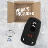 KeyGuardz Keyless Entry Remote Car Smart Key Fob Outer Shell Cover Soft Rubber Protective Case For BMW KR55WK49127 view 3