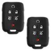 KeyGuardz Keyless Entry Remote Car Smart Key Fob Shell Cover Protective Case for Chevy Tahoe Suburban Yukon (Pack of 2) view 1