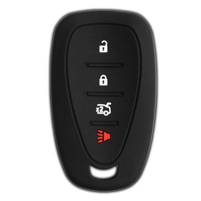 Protective Keyless Entry Remote Car Smart Key Fob Outer Shell Cover Soft Rubber Case for Chevy Volt Bolt Sonic Spark HYQ4EA