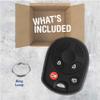 Keyless Entry Remote Car Key Fob Outer Shell Cover Soft Rubber Protective Case For Ford Lincoln Mercury view 3